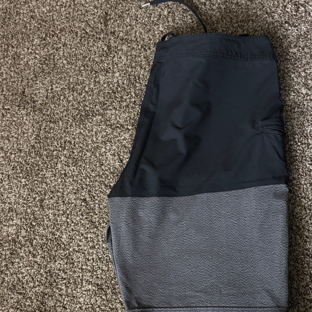 Volcom Mod-Tech Charcoal and Black Shorts